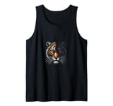 Tiger in the jungle with wilderness and nature Tank Top