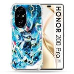 Cokitec Coque Renforcée pour Honor 200 Pro 5G Manga Dragon Ball Vegeta Bleu