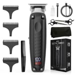 SEJOY Professional Cordless Hair Clippers Trimmer Kit Men Cutting Machine Barber