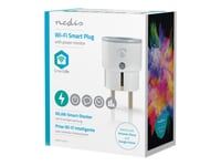 Nedis Wifi Smart Plug - Smart Kontakt - Trådlös - Wi-Fi - 2.4 Ghz