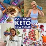 High Protein Keto Bars 20-Pack | Vegan & Sugar Free | Low Carb Snacks