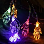 1,5 m 10 Led Halloween Kurpitsa Ghost Luurankot Bat Spider Led Light String Festivaalibaari Kotijuhlasisustus Halloween-koriste