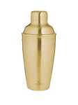 Viners Brushed Gold Stainless Steel Cocktail Shaker