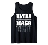 Trump Ultra-Maga Men Women Camo American Flag Ultra Maga Tank Top