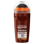 3 x L'Oreal Men Expert BarberClub Deodorant Roll-On 50ml