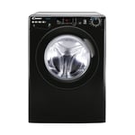 Candy CS148TWBB4/1-80 8kg Freestanding Washing Machine with 1400 rpm - Black - B Rated