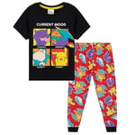 Pokémon Pyjama Enfant Garcon, Ensembles de Pyjama Garçon, Vêtements Enfant Ado 4-14 Ans Pikachu Dracaufeu Gengar (Multi/Noir, 11-12 Ans)