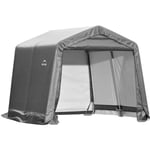 Acier feuille garage tente 9m² gris 300x300x240 cm - Shelterlogic