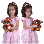 Feisty Pets Peluche Ours De Noël 25cm De Douce En Mauvais Enfants Adultes