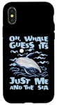 iPhone X/XS Just Me And The Sea Blue Beluga Cetacea Whale Watching Case