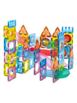 Creative Craft Group Construction Toys Magnetic Tiles XL With Storage Bag 96pcs.