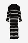 Evoked Vila - Maxiklänning viVigga Roll Neck Knit Dress/ka/cur - Svart