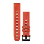 Garmin Quickfit 22 Watch Band silikon klokkerem Flame Red (010-13111-04) 2024