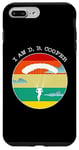 Coque pour iPhone 7 Plus/8 Plus Je suis D. B. Cooper Parachute Des nuages Parachutisme Retro