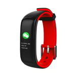 Bracelet Connect¿¿ P1 Plus",¿¿Cran Couleur 0.96 "",Capteur D'activit¿¿ Physique,Avec Suivi De La Fr¿¿Quence Cardiaque/Tension Art¿¿Rielle,"¿¿Tanche Ip67 - Type Red