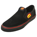 Etnies Lo-cut Slip X Santa Cruz Mens Slip On Shoes in Black - 10 UK