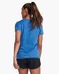 2XU Light Speed Tech Tee T-Shirt à Manches Courtes, Starling/Mirage Reflective, S Femme