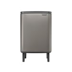 Brabantia 12L Bo Hi Waste Bin Platinum