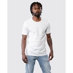 Boss Orange Mens Bodywear 3 Pack Crew Neck T-Shirts - White Cotton - Size Medium