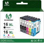 16Xl Cartouche D'Encre Compatible Pour Remplacer Epson 16 Xl Multipack Pour Imprimante Workforce Wf-2630Wf Wf-2660Dwf Wf-2750Dwf Wf-2010W Wf-2760Dwf Wf-2540Wf Wf-2650Dwf (Pack De 6[DYJ072979]