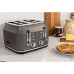 Rangemaster Classic 4 Slice Toaster - Grey RMCL4S201GY