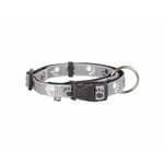 Collier pour Chien Trixie Silver Reflect Noir Gris XS/S 22-35 cm