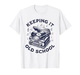 Old School Vinyl Records Player Retro Vintage Gen X Dad Gift T-Shirt