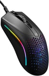 Model O 2 Mini Souris Gaming Filaire - 49g Ultra légère, capteur Optique 26 000, Motion Sync, 80M de clics, 6 Boutons programmables, pour Petites Mains, FPS, MMO, MOBA, Battle Royale - Noir