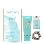 Omum - Coffret Cheveux Omum & Chou² Shampoing Ma Bulle Douceur, Complément Alimentaire Mon Coup De Pousse & Chouchou Satin