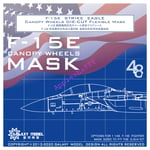 Galaxy C48009 1/48 F-15E Strike Eagle Canopy Wheels Mask for Great Wall Hobby