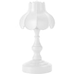 Tlily - Lampe de Chevet EuropéEnne Lotus DéCor Mini Veilleuse led pour Centre Commercial Bar de la Maison Petite Lampe de Table de Lecture - Blanc