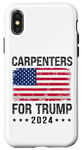 Coque pour iPhone X/XS Charpentiers pour Trump 2024