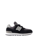 New Balance 574 Kids Sneakers Med Kardborreband Svart | Svart | 34.5 EU