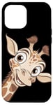 Coque pour iPhone 12 Pro Max Girafe Mignonne tête de Girafe Animal Afrique Zoo