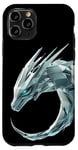 Coque pour iPhone 11 Pro Cyber Tech Dragon Cyberpunk géométrique futuriste