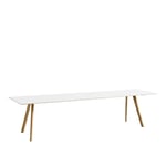 HAY - CPH30 2.0 Table Lacquered Oak Frame L300 X W90 X H74 White Laminate Tabletop Lacquered Edge - Spisebord - Ronan & Erwan Bouroullec - Hvit - Tre