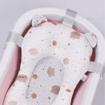 Soft Baby Bath Support Cushion Pad Cute Cartoon Bear Pattern Newborn SLS