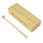 A-Star Bloc de bois avec batte en bois, ton unique, bloc de rythme de percussion