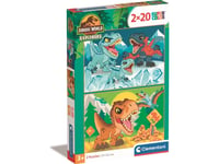 Clementoni Clementoni Puzzle 2X20el Supercolor Jurassic World 24810