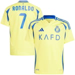 Al Nassr Hjemmedrakt 2024/25 Barn Ronaldo 7 - adidas, størrelse 128 cm