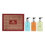 Molton Brown Floral And Marine  Piece Gift Set: Orange  Bergamo Hand Wash 300ml - Gingerlily Hand Wash 300ml - Coastal Cypress  Sea Hand Wash 300ml