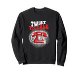 Twist To Talk Rotary Phone Vintage Rotary Dial Sweatshirt