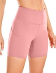 Short De Motard Taille Haute Pour Femmes,6 Pouces,Respirant,De Luxe,De Yoga,De Course À Pied