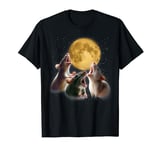 3 Rats Howling At The Moon Funny Rat Lover Men Women Kids T-Shirt