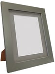 Metro Dark Grey Photo Picture Poster Frame with Dark Grey Mount 50 x 70cm Image Size 24 x 16 inch (Plastic Glass)