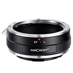 K&F Concept EOS to L Mount Adapter, Manual Focus Adapter Compatible with Canon EF EF-S Lens to L Mount Camera Body