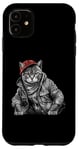 Coque pour iPhone 11 American Shorthair Cat Thug Cat Gangster Cat Gangster Life