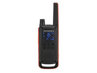 Motorola Talkabout T82 Quad Case Walkie-Talkies, Profesjonell Mobilradio (Pmr), 16 Kanaler, 446 - 446.2 Mhz, 10000 M, Led, Micro-Usb