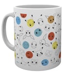 OFFICIAL POKEMON FACES WHITE COFFEE MUG CUP NEW IN GIFT BOX