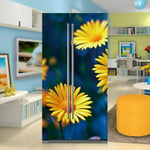 Two-door Fridge Sticker Large Self Adhesive Decals Durable Vinyl Wall Door Cover